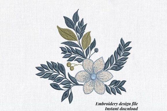 Blue Floral Branch Botanical Bloom: A Designer’s Review