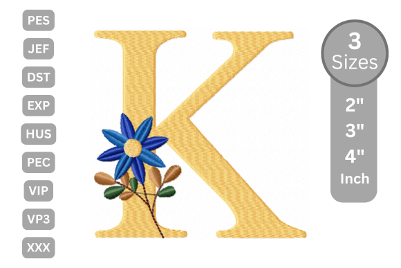 Botanical Flower Letter - K Review