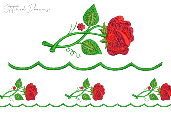 Creative Flower Embroidery Borders: A Designer’s Review for Small Business Branding