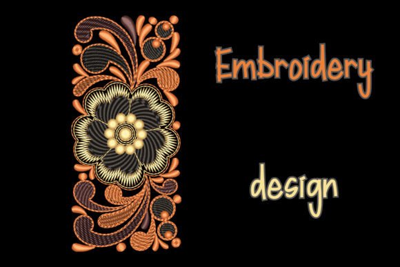 Floral Border Embroidery Design: A Craft Fair Must-Have?