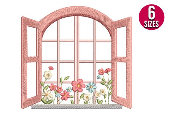 Floral Window View: A Designer’s Review for Sweatshirt Embroidery
