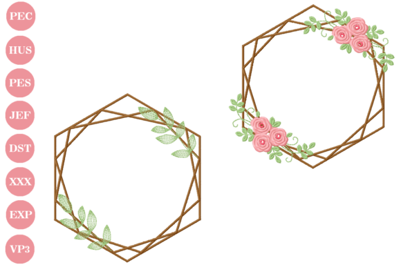 Geometric Floral Wreath Embroidery Review