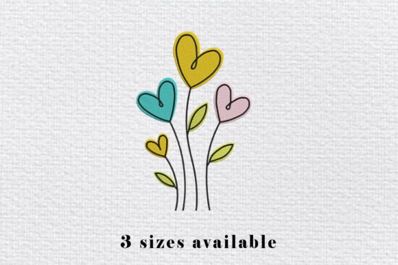 Heart Flower Embroidery Design Review for Craft Fair Sellers