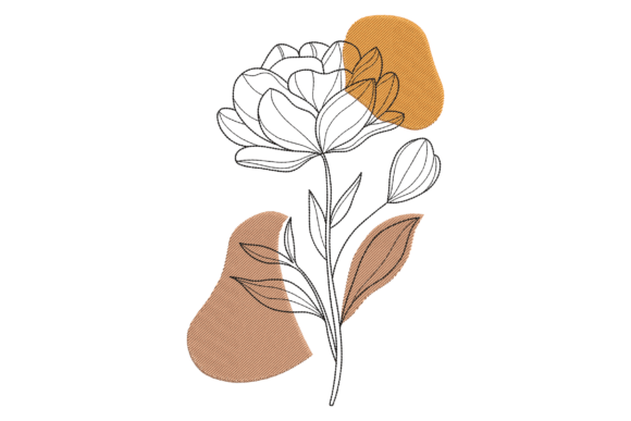 Minimal Floral Outline Embroidery Review for Boutique Apparel