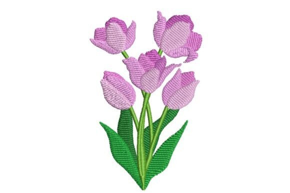 Purple Flower Bouquets: A Seasonal Embroidery Review